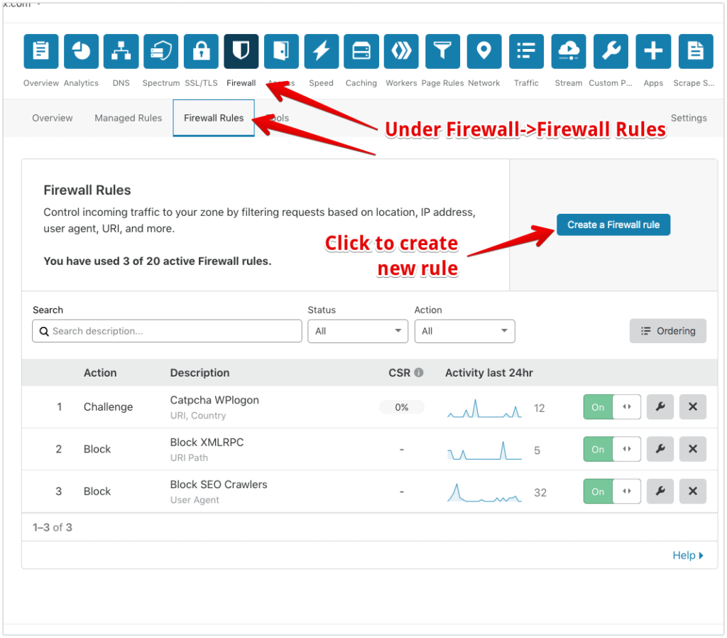 How To Add Cloudflare Firewall Rules