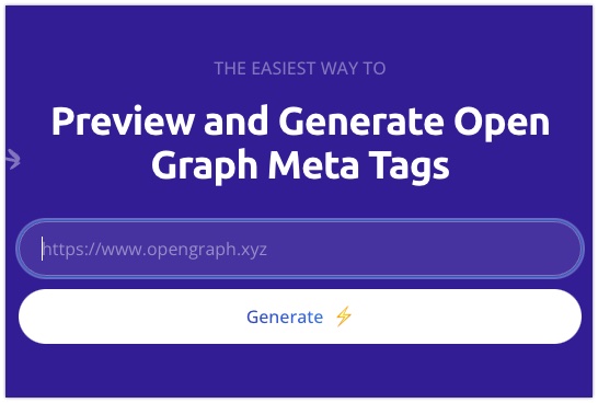 Opengraph.xyz Preview Tool