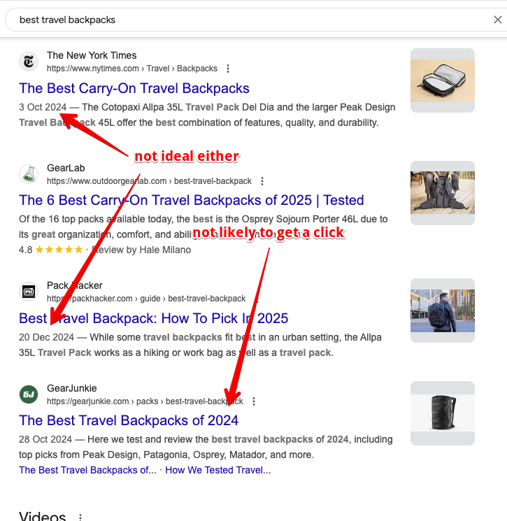 Search Results Showing Best Travel Backpacks Posts Dated For The Previous Year