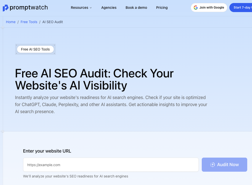 Promptwatch Ai Seo Audit Results
